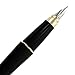 Parker Urban Matte Black Gold Trim Fountain Pen - Medium Point