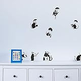 Banksy Rats Vinyl Wall Art Decal Pack