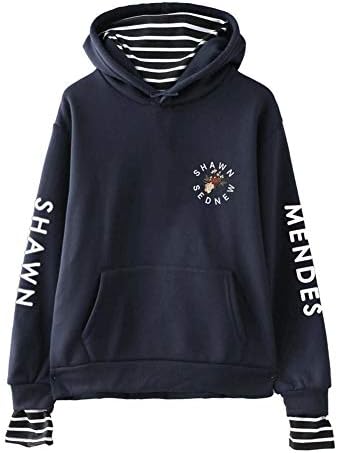 LOVEYF Unisex Hoodie Shawn mende Printed Fashion Hooded Sweatshirt Long Sleeve Hooded Pullover for Men Women
