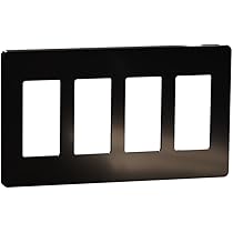 Schneider Electric – Square D X Wall Plate, 4 Gang, Standard Size