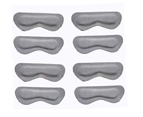 SturdyFoot Soft & Thick Suede Heel Liners Heel Shields Heel Grips (0.5cm Thick). 4 Pairs
