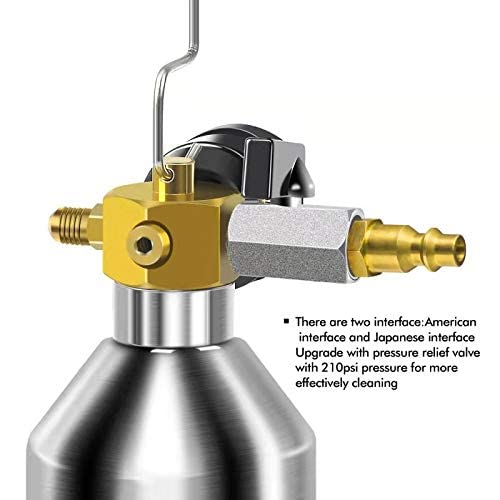 IRONCUBE AC Flush Kit,A/C Air Conditioner System Flush Canister Kit