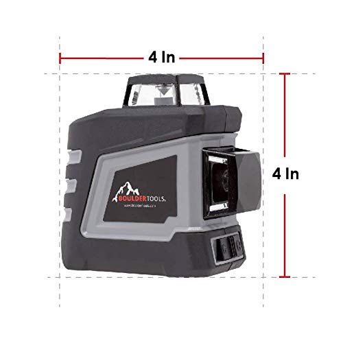 Boulder Tools Laser Level With Tripod, Self-Leveling, Bright, 100 Foot 360-Degree Horizontal And Vertical Cross Line - Thumbnail 5