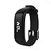 LEMFO P1 Fitness Tracker Heart Rate Blood Pressure Monitor Pedometer Waterproof Wristband (Black)