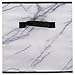 DII Polyester Foldable Square Laundry Organizing Cube Basket Bin, Set of 2, White Marble