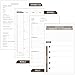 Planner Weekly/Monthly Hardcover Planner Time Management Premium Thicker Paper Notebook with Pen Holder and Pocket A5(8.5