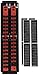 Ernst Manufacturing - 8492 Socket Boss 2-Rail 1/4-Inch-Drive Socket Organizer, 13-Inch, Red - Made in the USA
