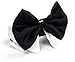 Platinum Pets Formal Dog Bow Tie Collar, Black & White