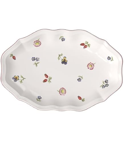 Amazon.com: Villeroy & Boch Petite Fleur Pickle Dish/Gravy Stand