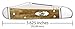Case WR XX Pocket Knife Smooth Antique Bone Mini Copperlock Item #58186 - (61749L SS) - Length Closed: 3 5/8 Inches