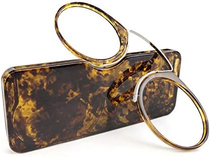 Armless reading glasses, elderly reading clip nose anti-fatigue PC lens ultra-light glasses, men and women portable glasses
