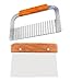 6MILES 2 Pcs Stainless Steel Wavy and Straight Soap Mold Loaf Garnish Cake Cutter Cutting Tool Home Kitchen Graters Peelers Slicers Knife Set