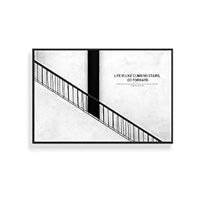 Framed for Living Room Bedroom Black and White Structure for