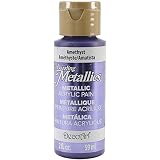 DecoArt DA321-3 Dazzling Metallics Paint, 2-Ounce, Amethyst