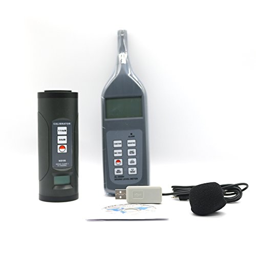 Sound Level Meter Kit Sound Level Meter Calibrator and Software USB Cable