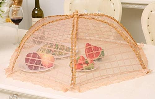 Lavillede Pop-Up Mesh Screen Umbrella Food Cover Net Tents Reusable and Folding for Picnic/BBQ - Keep Out Flies, Bugs, Mosquitos (Color9)