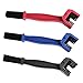 SBYURE 3 PCS Bike or Motorcycle Chain Washer Bicycle Chain Cleaner Chain Cleaning Brush Tool(Blue,Red and Black)