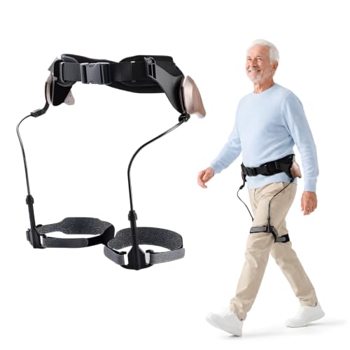 Dispositif de Marche exosquelette, Déambulateur de rééducation à vitesse réglable en continu, Exosquelettes Réglables pour Jambe, Destinées Aux Adultes et Aux Personnes âgées