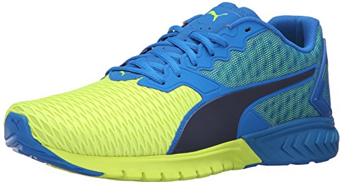 Puma men s ignite dual running shoe, electric blue lemo…