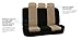 FH GROUP FH-FB050115 Full Set Flat Cloth Car Seat Covers Beige Color- Fit Most Car, Truck, Suv, or Van