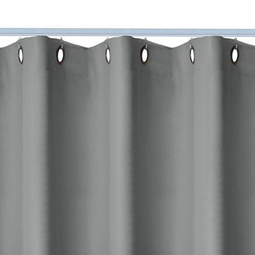 RoomDividersNow Premium Heavyweight Ceiling Track Room Divider Kit - Small A, 8ft Tall x 3ft - 4ft 6in Wide (Slate Gray)