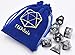 Polyhedral Dice Sets Dungeons and Dragons Gaming Dice for DND RPG MTG Table Games Dice (Grey Gradients)