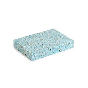 Yoga Studio Foam Yoga Block – [Pack of 2] 30 x 20 x 5cm, Recycled Full-Chip Lightweight Yoga Block, Shock Absorbent, Multi-Coloured. Yoga Essentials