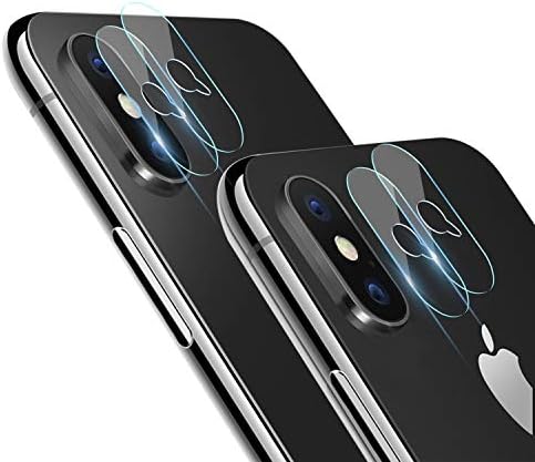 Camera Lens Protector Compatible iPhone Xs X Xs Max - [4 Pack] ICHECKEY Super Clear Ultra HD Back Camera Lens Tempered Glass Screen Cover Film Shield Apple iPhone Xs/X/Xs Max