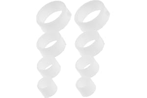 Gatuida 2 Sets Grinding Wheel Diameter Sleeve Plastic Bushing Adapter Kit for Bench Grinder Metalworking and Woodworking