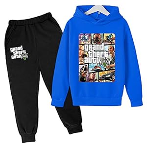 Proxiceen Grand Theft Auto Gta5 kindertrui met lange mouwen voor jongens en meisjes