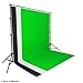 Linco Lincostore Photo Video Studio Light Kit AM142 - Including 3 Color 5x10ft Backdrops (Black/Whtie/Green) Background Screen