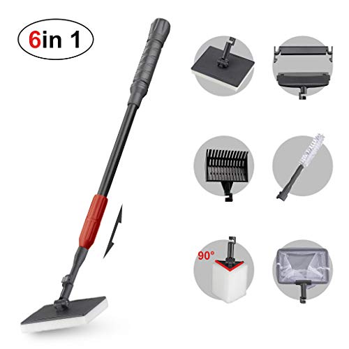 boxtech Fish Tank Cleaning Tools, 6 In 1 Aquarium Cleaning Kit