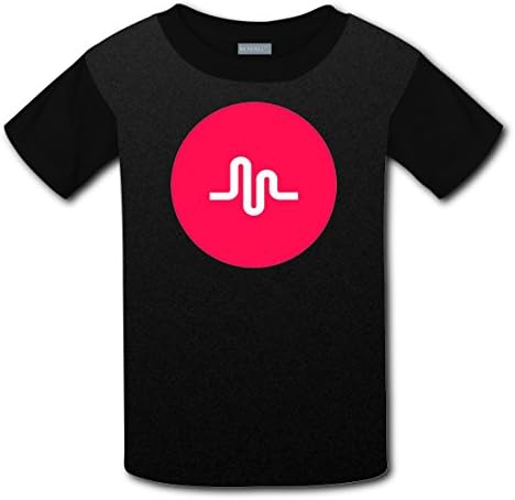 Zezeyaa Unisex Kids Musical.ly 3D Printed Round Collar Short sleeve T- Shirt