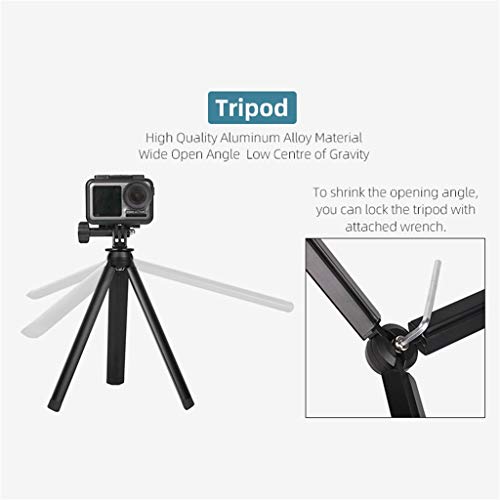 Sodoop Cameras Tripod for DJI OSMO Action/OSMO Pocket Camera, Handheld Hand Grip Tripod Stabilizer Holder for DJI Osmo Pocket for Gopro 6/5 &More - Thumbnail 2