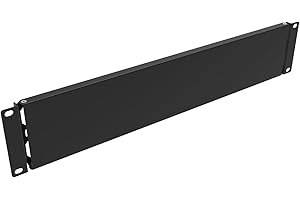 QiaoYoubang 2U Hinged Solid Blank Panel for 19" Rack Mount (2UBP)