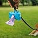 CO-Z Pet Pooper Scooper for Small and Large Dog, Portable Poop Scoop with Long Foldable 24” Ergonomic Handle Waste Bag Dispenser Pick Up on Multiple Surfaces Like Grass, Dirt, Gravel