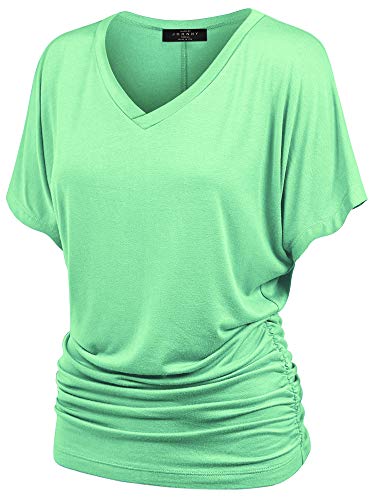 Made By Johnny MBJ WT1037 V Neck Short Sleeve