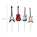 TINKSKY Guitar Cupcake Toppers Musical Instrument Shape Cupcake Decorating Tools for Party Supplies 24pcs