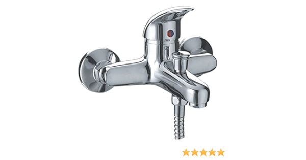 BOET 65555 Grifo Mezclador Exterior con Inversor para Baño y Ducha, Cromado