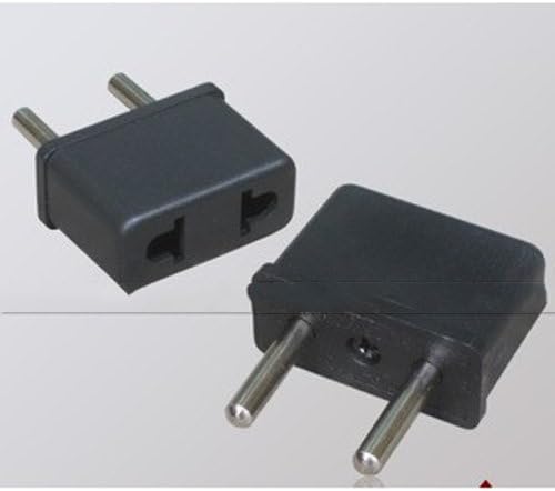 Whitesnowing Compact design 4.0 round adapter plug European standard conversion socket