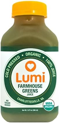 Lumi Juice, Farmhouse Greens, 10 Ounce (Pack of 6)