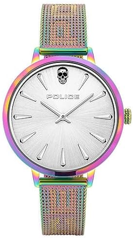 Police Orologio Uomo PL.14745JPBZQBZ_12P Quarzo, Cinturino Plastica Marrone, Modello Mirrage - 2