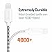 Apple Lightning Cable, iSPECLE 10Ft / 3M Nylon Braided Charger for iPhone 6 7 6S Plus 5S 5C 5, iPad Air 3, iPad Mini 4, iPad Pro, iPad nano 7th gen - Black