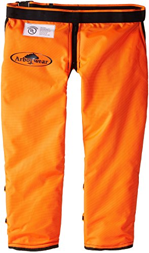 Arborwear Men's 820100R Apron Style Chainsaw Chaps, Orange - One Size