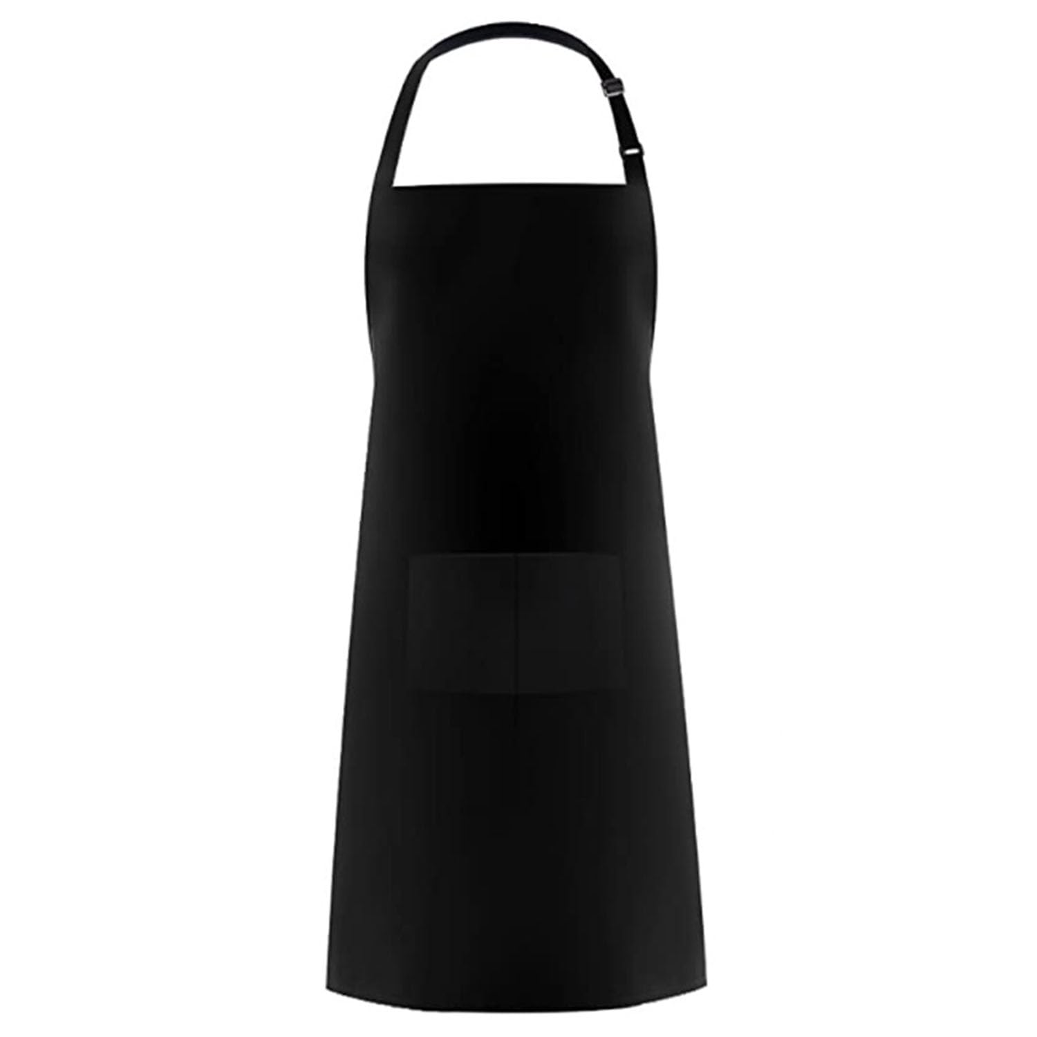SUJIBHI Kitchen Apron Adjustable Cotton Apron with 2 Pockets Cooking Kitchen Chef Women Men Aprons for Women Men Home Kitchen Baking Butchers BBQ Restaurant Coffee House (Black)