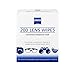 Lens Cleaning Wipes, Pre Moistened Cleansing Cloths Great for Eyeglasses, Tablets, Camera Lenses, Screens, Keyboards and Other Delicate Surfaces - 200 Individually Wrapped Wipes