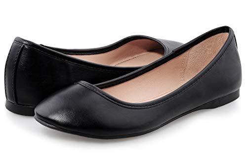 Shoeslocker-Womens-Ballet-Flat-Shoes-Ladies-Flats-Anti-Slip-Flat-Shoes