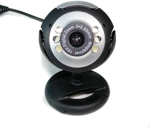 USB 12.0M 6 LED WEBCAM CAMERA WEB CAM MIC FOR PC LAPTOP.