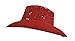Crocheted Red Western Toyo Cowgirl Hat