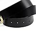 MAKGOT Women's Genuine Leather Belts Casual Thin Belt For Jeans Pants 1.48″ Wide With Vintage Buckle For Women and Men (Style 1(Belts + Earring), 110cm/43.3'', pants size 29''-34'')
